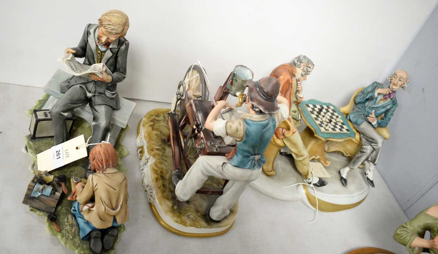 Capodimonte figures.