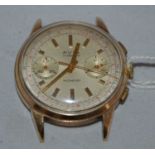 An Avia Incabloc 9ct yellow gold cased wristwatch