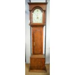 A George III oak 30-hour longcase clock