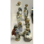 A selection of Nao figures of children