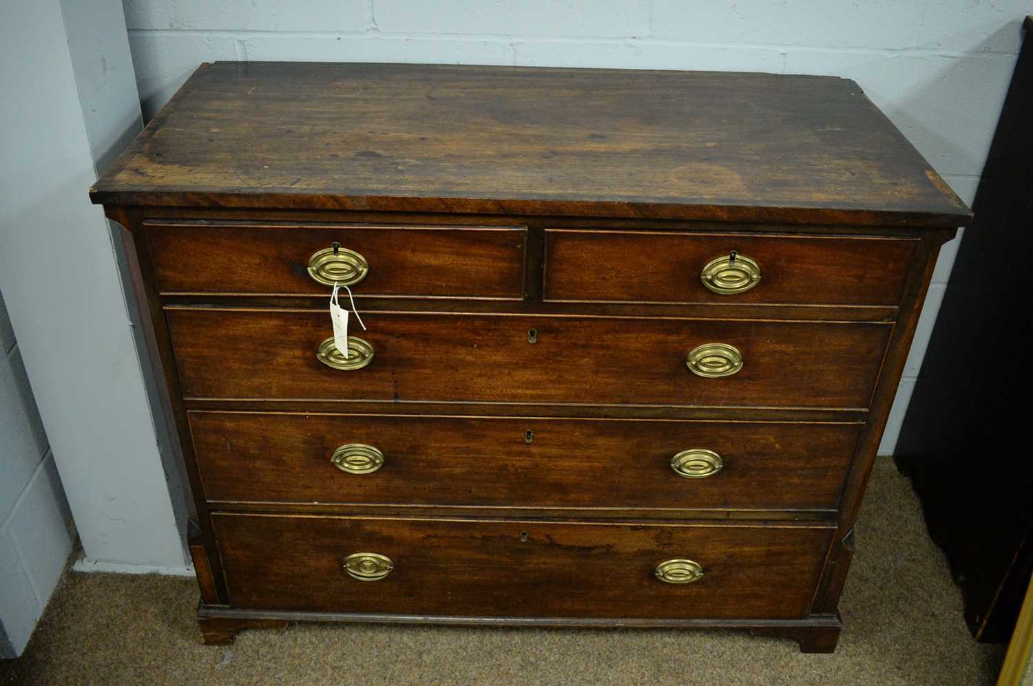 George III mahogany chest.