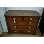 George III mahogany chest.