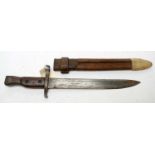 A WWI Canadian Ross Rifle bayonet,