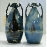 A pair of early 20th Century vases.
