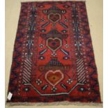 Turkoman prayer rug.