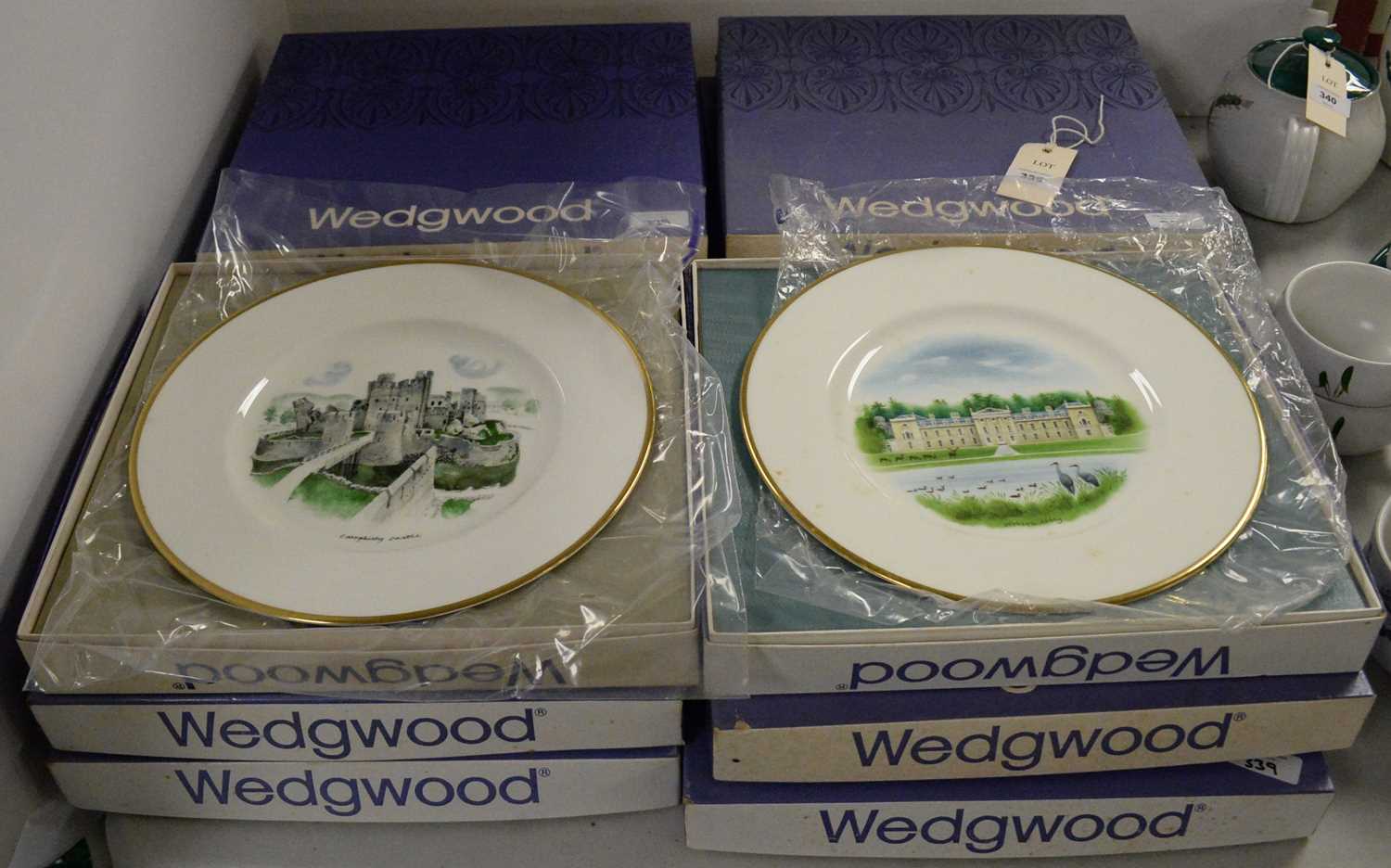 A collection of Wedgwood 'Castles & Country Houses' plates.