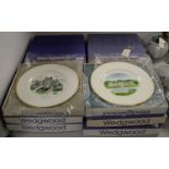 A collection of Wedgwood 'Castles & Country Houses' plates.