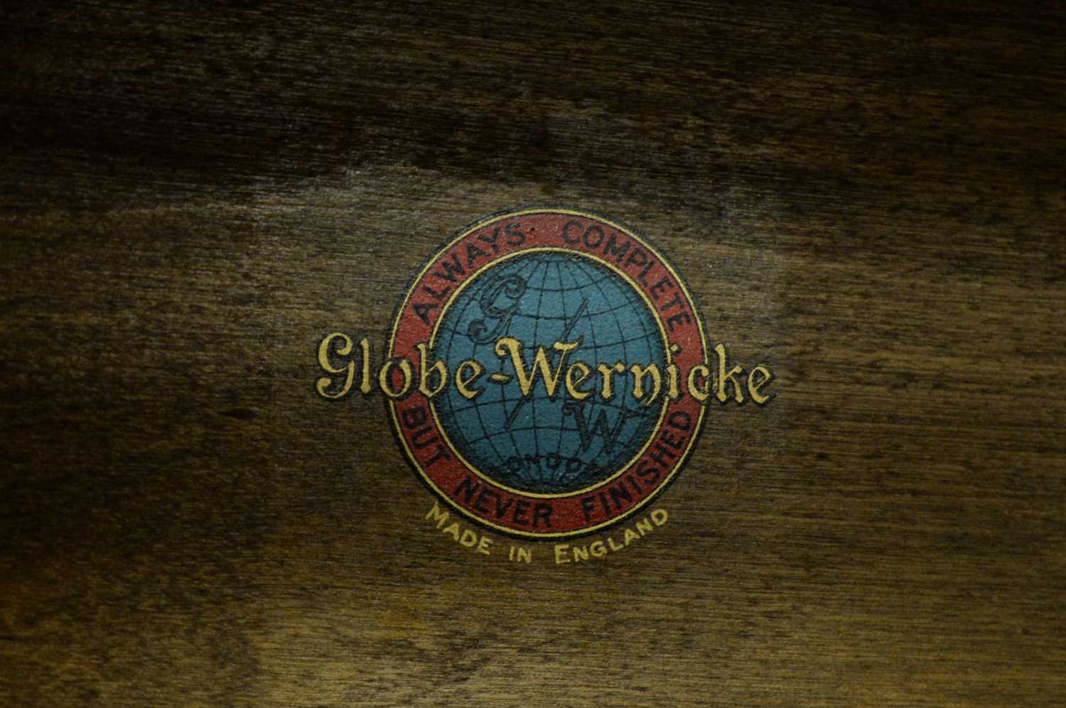 Globe-Wernicke mahogany three-tier bookcase. - Image 3 of 3