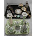 Antique dressing table items.