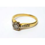 A diamond ring,