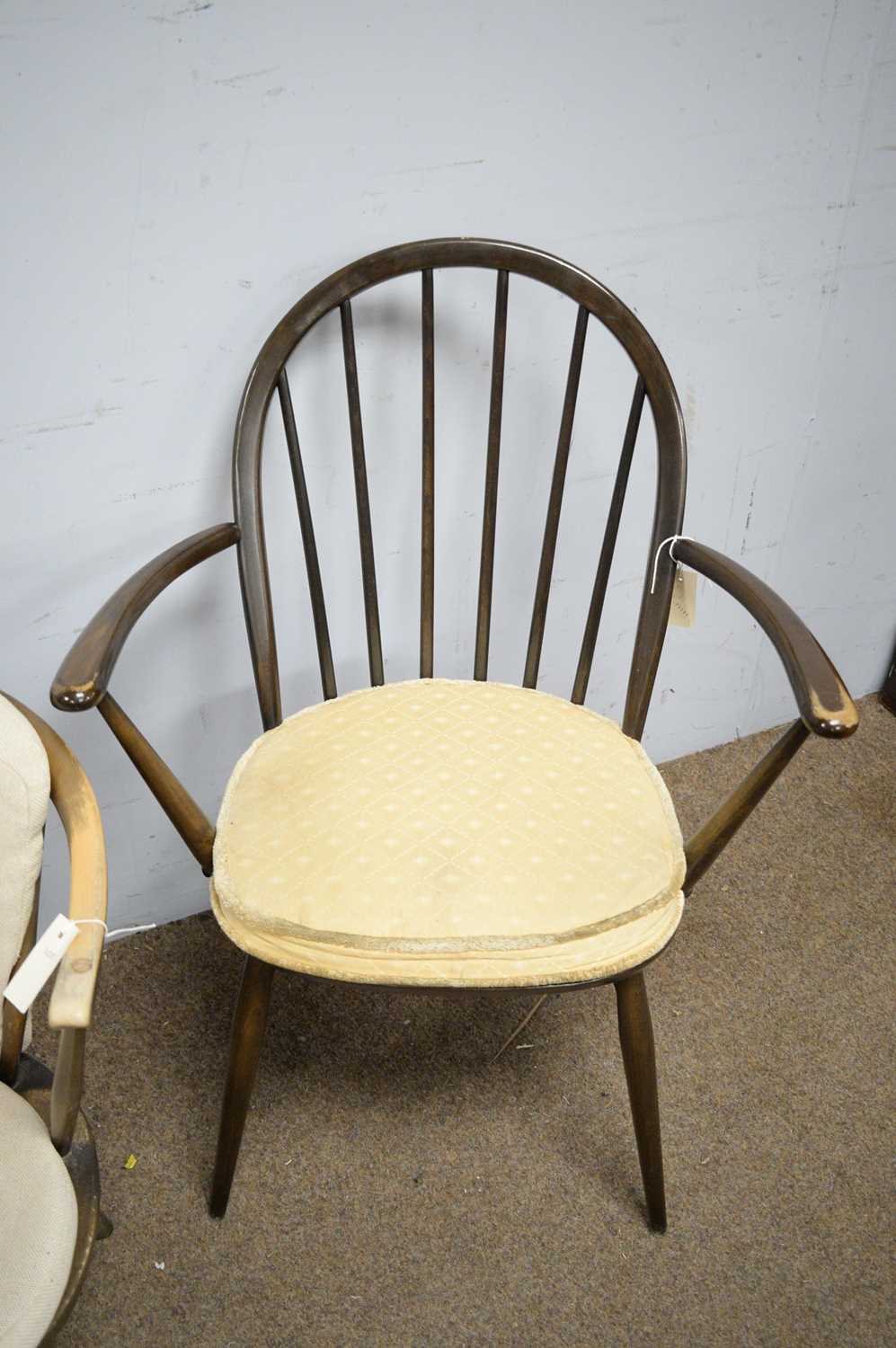 Three Ercol open arm chairs. - Image 2 of 3