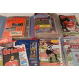 A selection of football and other programmes.