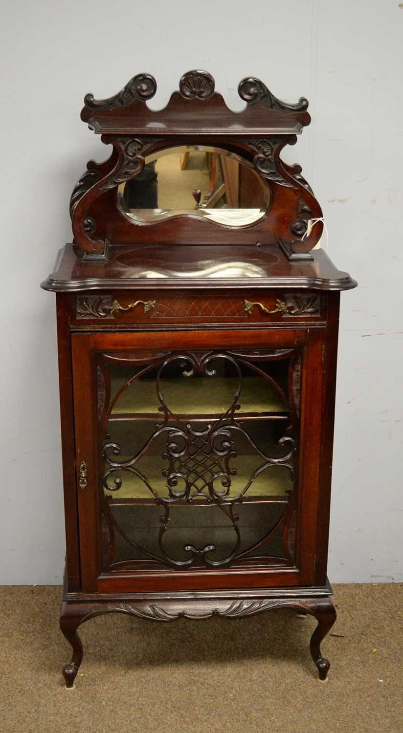 Early 20th C music cabinet.