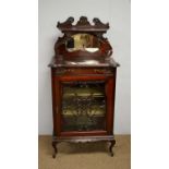 Early 20th C music cabinet.