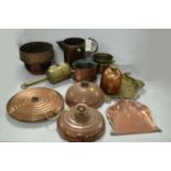Collection of 19th/early 20th Century copper and brassware.