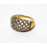 A diamond dress ring,