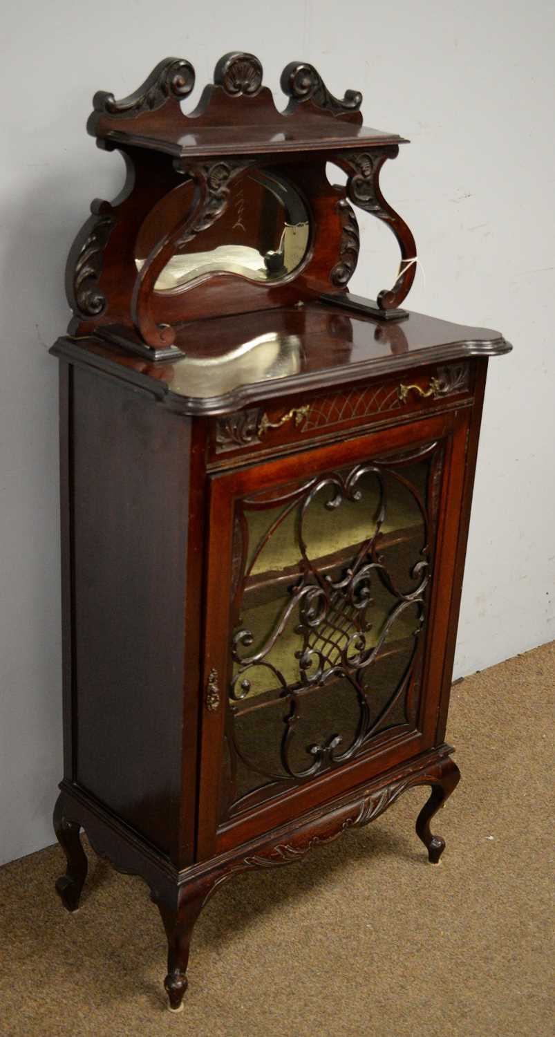 Early 20th C music cabinet. - Image 2 of 4