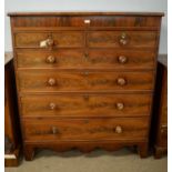 Large Victorian chest of drawers.