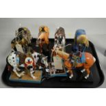 Selection of six Westland Ponies figurines.