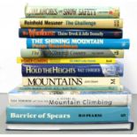 Books on Mountaineering.