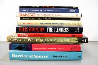 Books on Mountaineering.