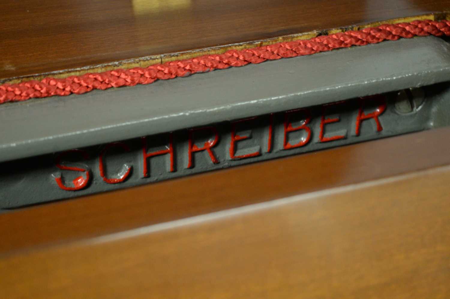 A Schreiber ‘Continental Model’ upright piano - Image 5 of 6