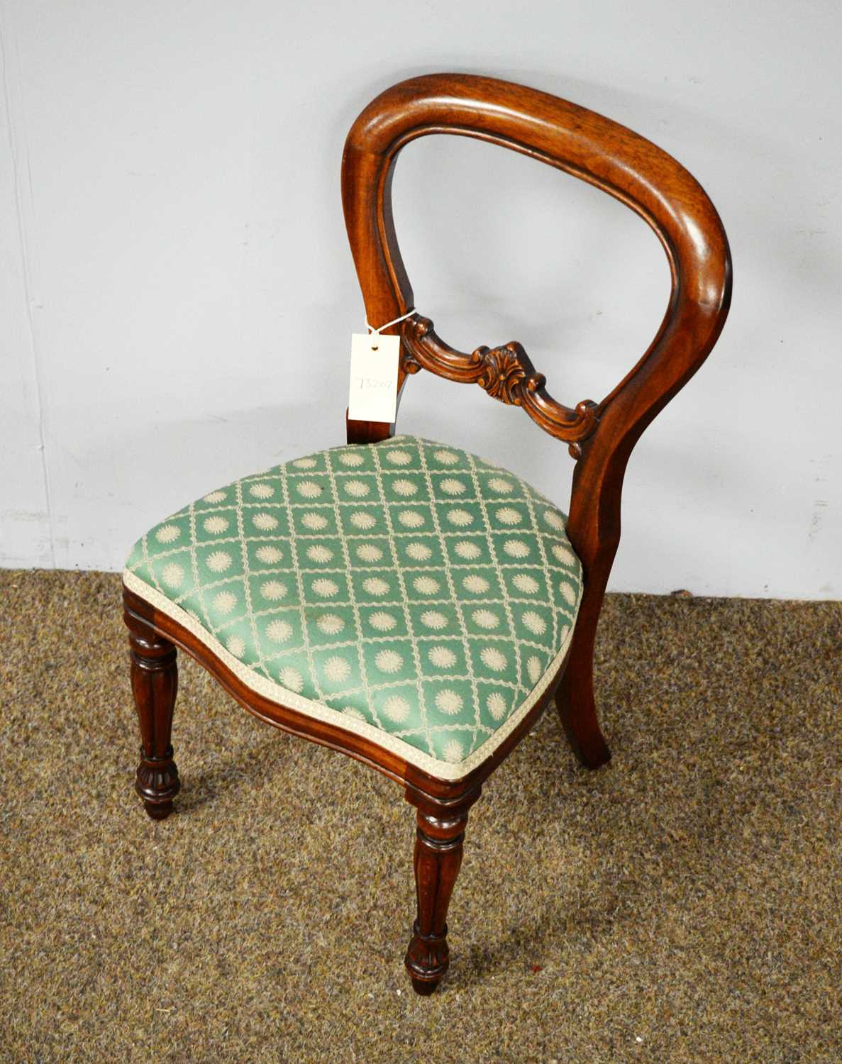 A 20th Century mahogany child’s balloon back chair - Image 2 of 3