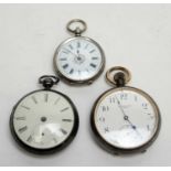 Three pocket watches