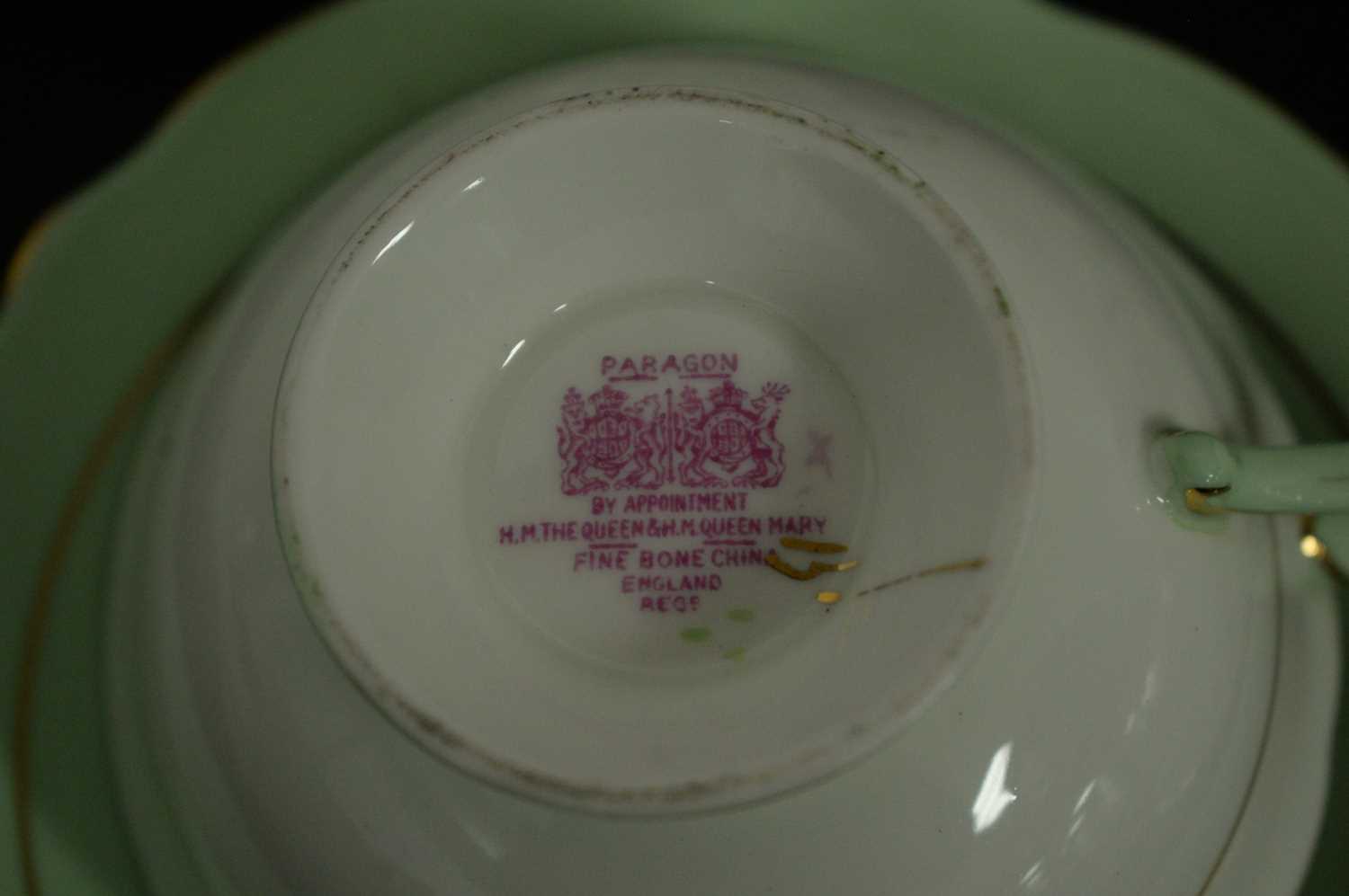 A set of six Paragon teacups and saucers. - Image 3 of 3