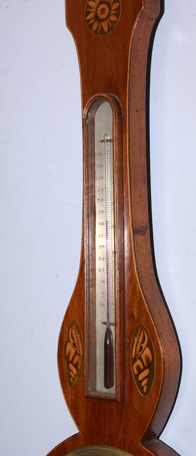 A 19th Century banjo barometer. - Bild 2 aus 3