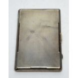 A silver cigarette case, by John Rose,