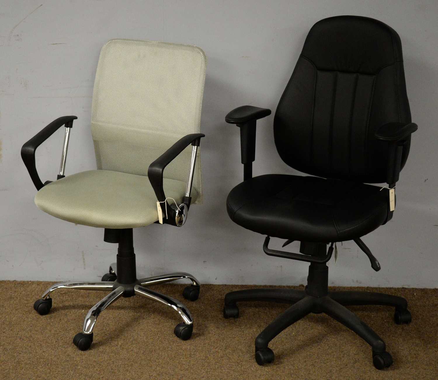 Two desk chairs