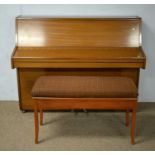 A Schreiber ‘Continental Model’ upright piano