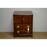 Georgian mahogany pot cupboard (converted).