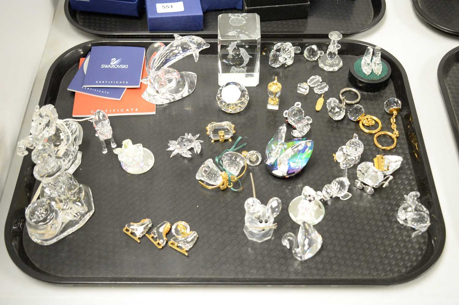 Swarovski and other crystal glass, various. - Bild 2 aus 4