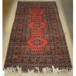 An Eastern rug.