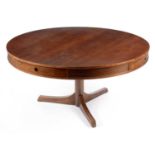Robert Heritage for Archie Shine: a rosewood drum table.