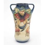 Moorcroft Anna Lily pattern vase