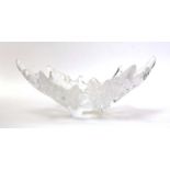 Lalique Champs Elysees leaf form centrepiece