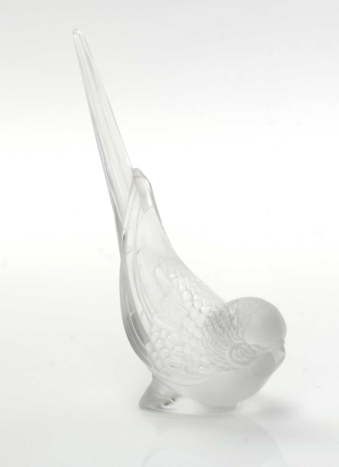 Modern Lalique Budgerigar