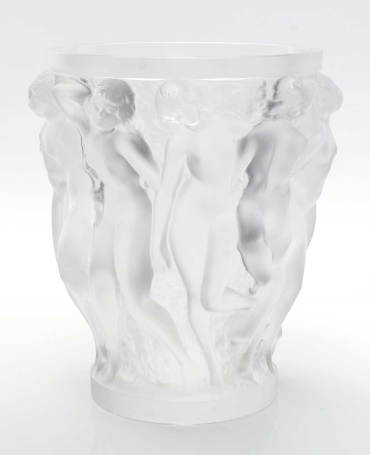 Lalique Bacchantes Vase - Bild 3 aus 11