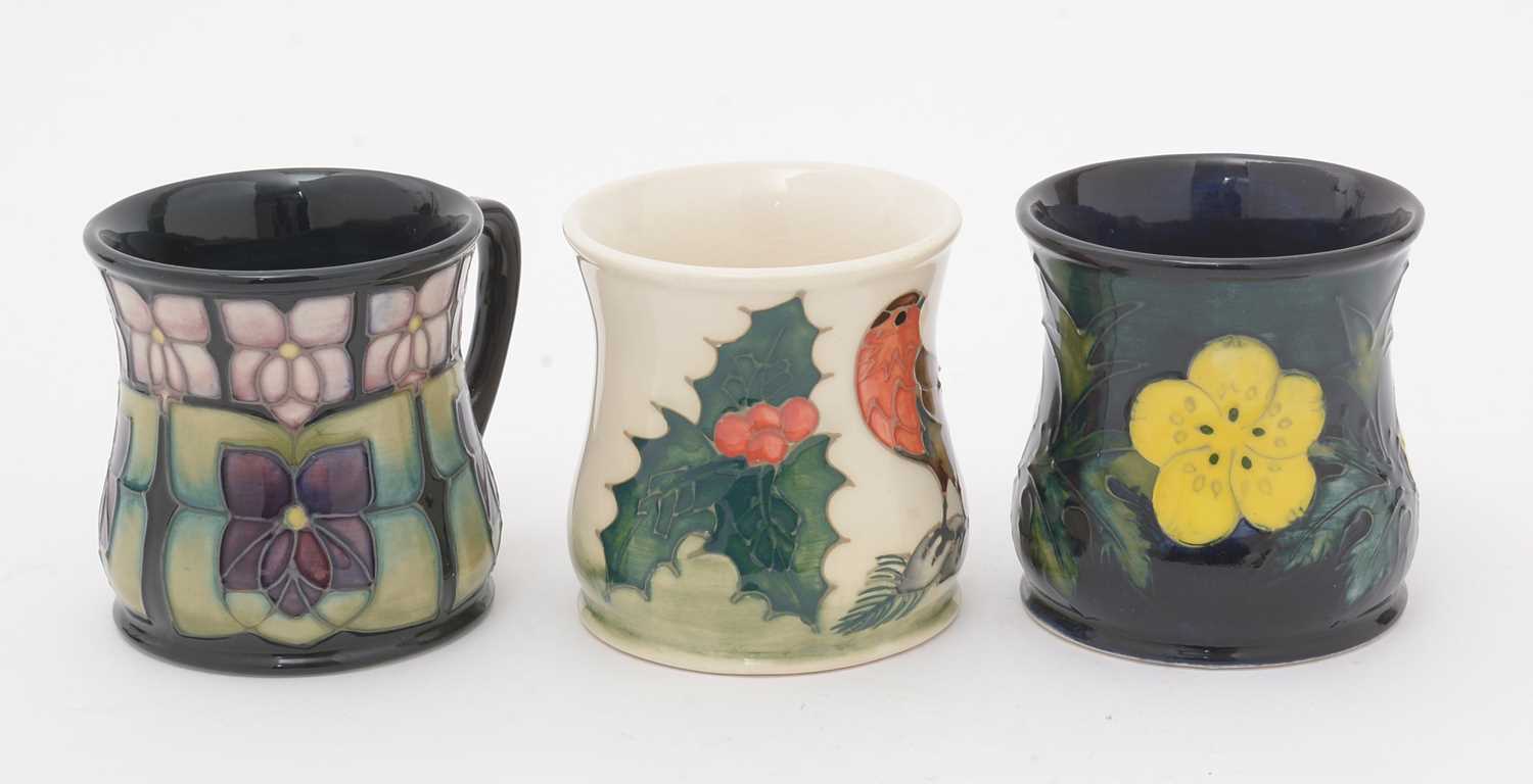 Three Moorcroft Mugs - Image 2 of 6