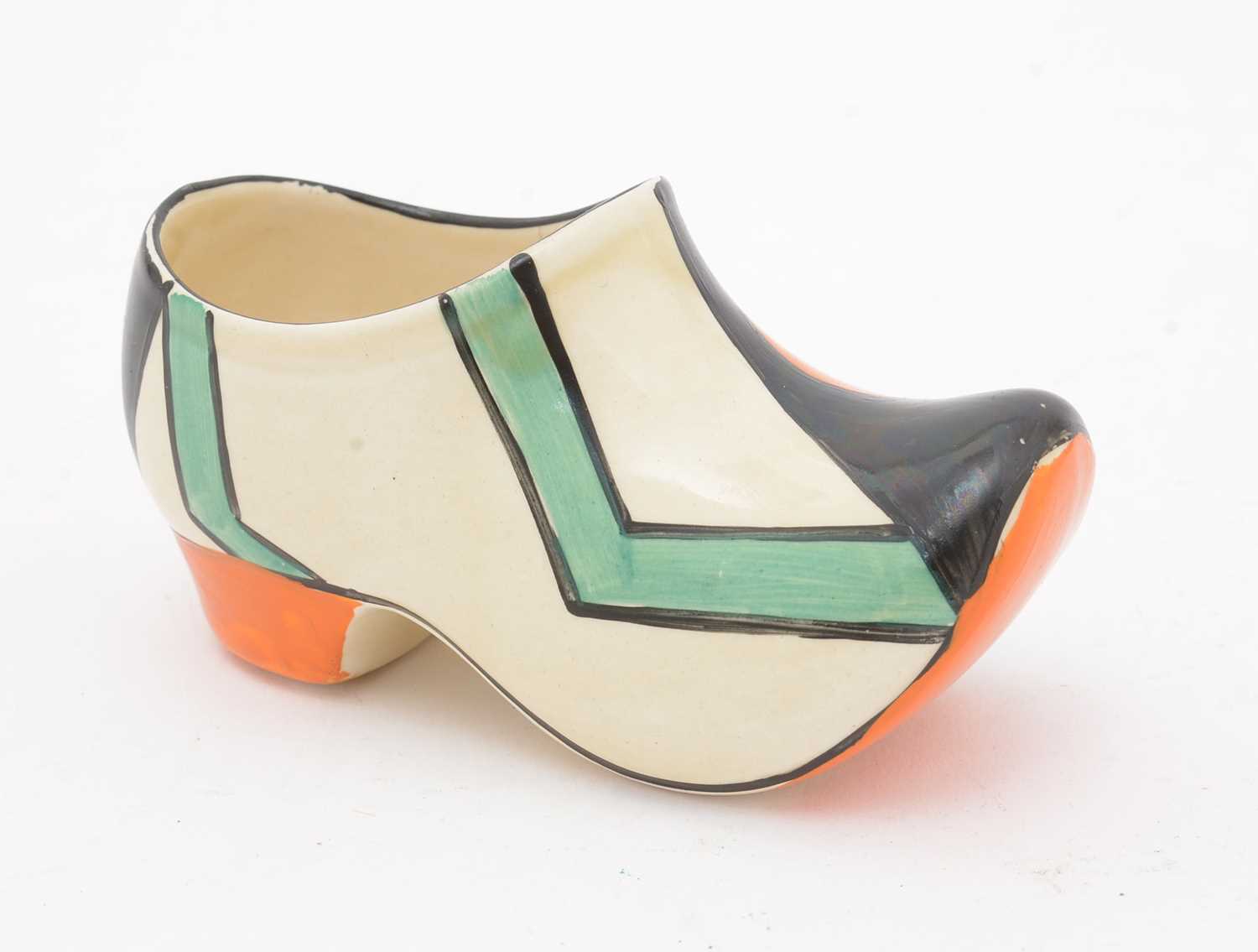 Clarice Cliff Picasso flower clog - Image 2 of 5