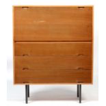 A mid Century beech bureau possibly John and Sylvia Reid for Stag 'C' range.