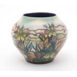 Moorcroft Islay pattern vase by Philip Gibson