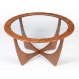 Victor B Wilkins for G Plan: a teak Astro model 8040 coffee table.