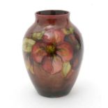 Moorcroft Flambe Clematis vase