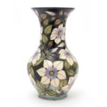 Moorcroft vase with Passion flowers