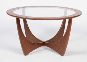 Victor B Wilkins for G Plan: a teak 'Astro' model 8040 coffee table
