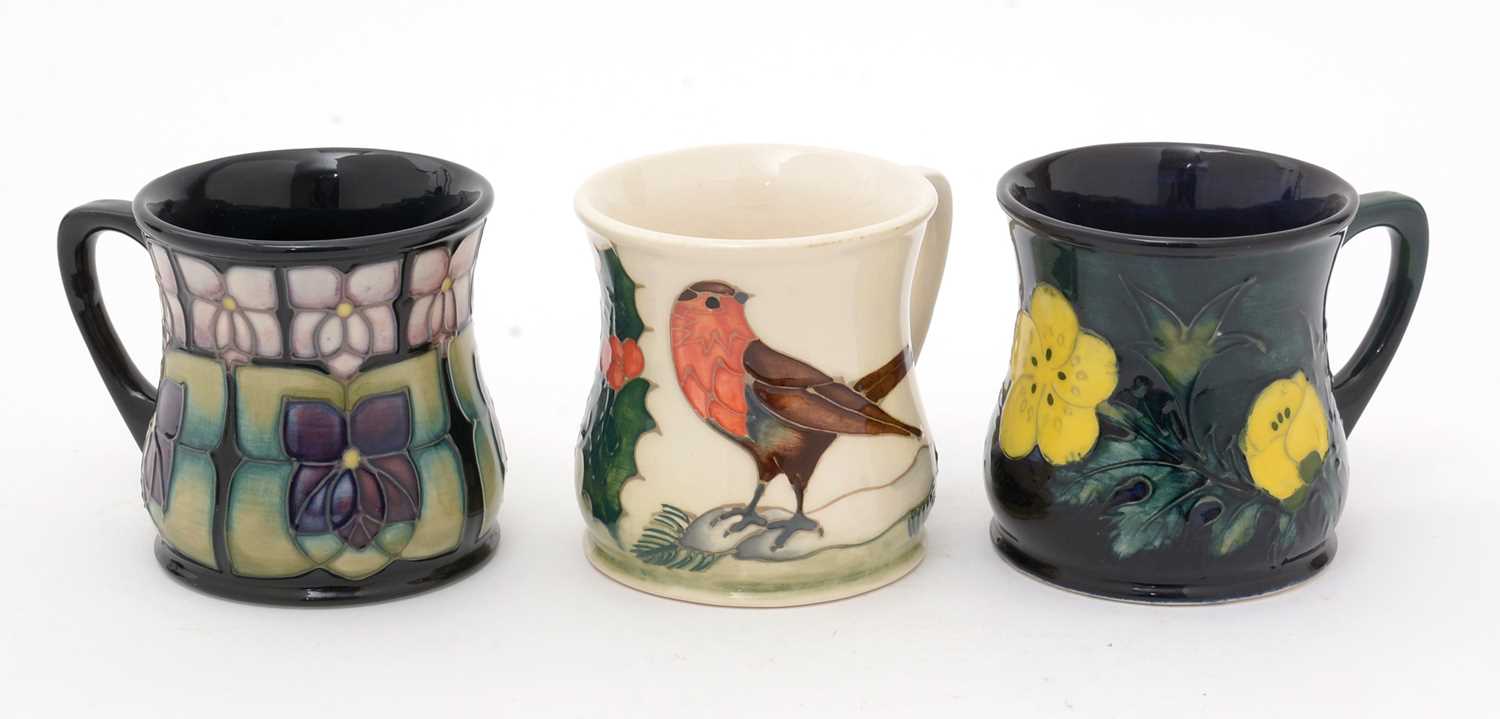 Three Moorcroft Mugs